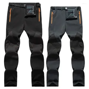 Pantalon de chasse imperméable pour homme, pantalon de randonnée, d'hiver, d'alpinisme en plein air, coupe-vent, coque souple, grande taille, Ski