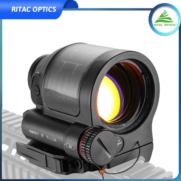 Système d'énergie solaire de vue réflexe de chasse SRS 1x38 Red Dot Sight QD Mount s'adapte à un rail de 20 mm