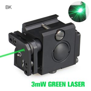 Scopes de chasse Tactique Prest-1 Visant Vert Laser Sight 3mW Mini Laser Pour Sport En Plein Air Chasse CL20-0056