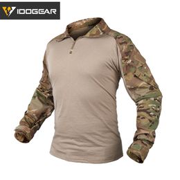 Ensembles de chasse IDOGEAR G3 chemise vêtements de chasse Paintball Combat Gen3 Chemise Militaire Airsoft Tactique Camo MultiCam CP Armée 3101 230530
