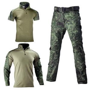 Conjuntos de caza Ruso CP Traje táctico Camo Uniforme de combate militar Ejército Airsoft Paintball Ropa de entrenamiento Caza Pantalones de carga Almohadillas Safari 230530