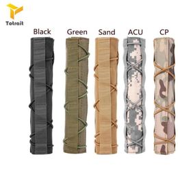 Jachtsets totrait 500D nylon pistool holster suppressor dekking snel release gun shield protector6484725