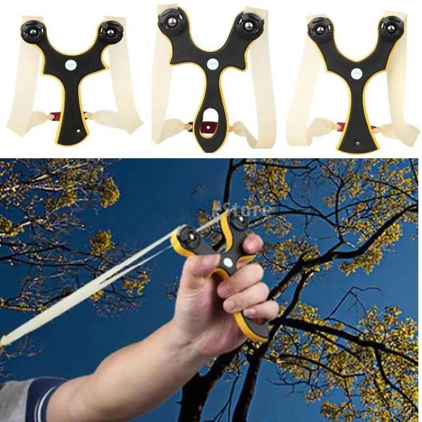 Hunting Slingshots Outdoor Scout HDPE Slingshot Sports Game Travel Dual-use Durable Material Slingshot Catapult Bow Randonnée Camping Travel Kits YQ240226
