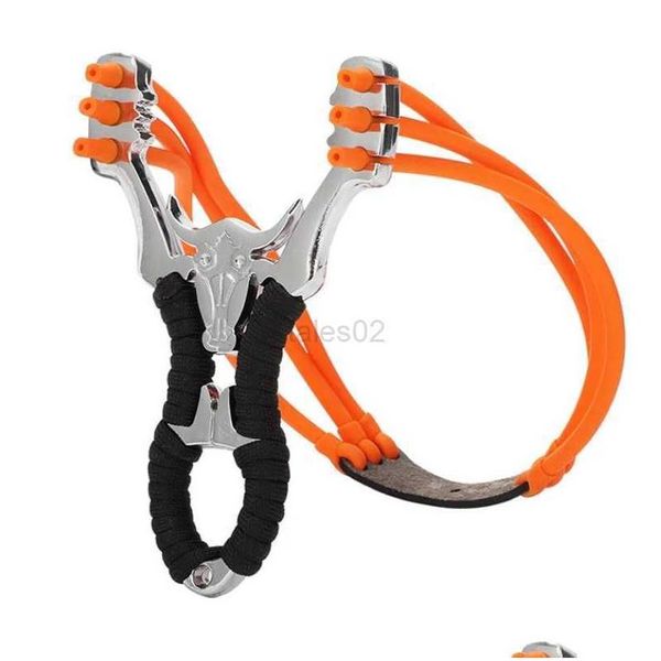 Hunting Slingshots Slings S ALLIAG Shoting Catapt Outdoor High Quality Toys with Card Ball Rubber Band Games Athletic Games Drop Livrot Dholb