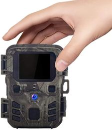 Caméra de chasse à la chasse 20MP 1080p Cameras de la faune extérieure Surveillance Vision nocturne PO Taps Mini301 240422