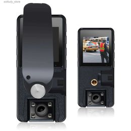 Jacht Trail Camera's A39 1080P infrarood nachtzicht full HD mini rijden recorder camera kleine camera 180 graden groothoek outdoor jacht camera Q240321