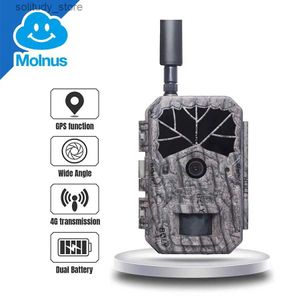 Jacht Trail Camera's BG636-36M G 4G Lte draadloze jachtcamera 940nm LED-trackingcamera wilde camera 110 graden groothoeklens Molnus cloudservice Q240321