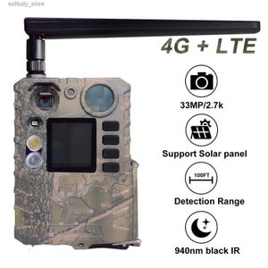 Caméras de piste de chasse BolyGuard BG410-M résolution d'image 33MP et économie vidéo 2.7K caméra de piste de chasse sans fil 4G Q240321