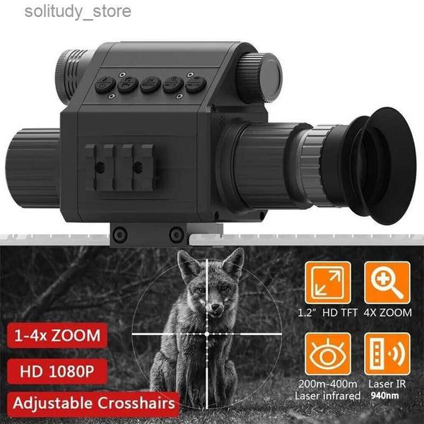 Hunting Trail Cameras Megaorei M5 1080P caméra de chasse 940nm gamme de vision nocturne infrarouge objectif 50mm reflex numérique avec carte SD 32G gratuite Q240321
