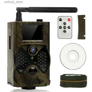 Hunting Trail Cameras Caméra de vision nocturne numérique extérieure MMS P étanche 12MP chasse haute définition 2g caméra de piste étanche caméra de jeu piège Q240321