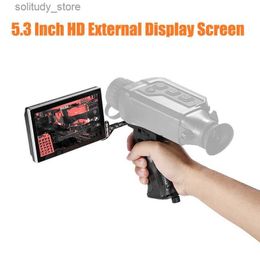 Jachtpad camera's thermische beeldvorming handheld 5,3 inch high-definition opvouwbaar extern displayscherm met 1/4 schroef voor jachtcamera Q240321