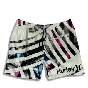 Hurley élastique séchage rapide pantalon de plage masculin décontracté de vacances en vrac short surdimensionné M520 25