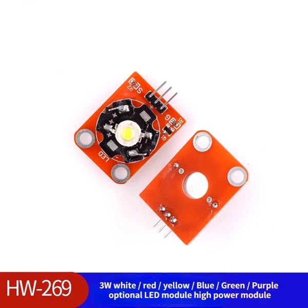 HW-269 3W blanc / rouge / jaune / bleu / vert / module LED en option en option