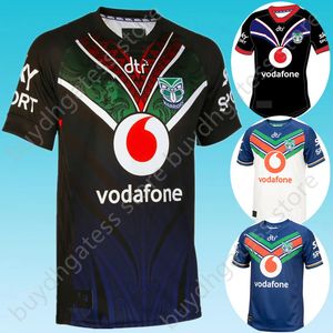 HWD7 2022 Nouveau maillot de rugby Jersey à manches courtes masculines T-shirts Zealand Warriors Home Away Autogens S-5XL Nom personnalisé Hight Quality