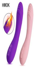 Hwok verwarming dildo vibrator siliconen seks speelgoed voor vrouw volwassenen multispeed g spot vrouwelijke vaginale clitoris massager masturbator mx19288049 beste kwaliteit