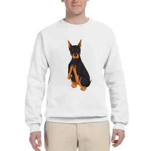 Hx dalmatisch sweatshirt schattige gevlekte hond middelvinger geprinte pullovers tops streetwear mannen vrouwen casual shirts s-7xl