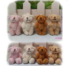 Hxltoystore 45 cm peluche Kawaii Mini ours en peluche petits pendentifs Joint nu jouets en peluche porte-clés 9587758