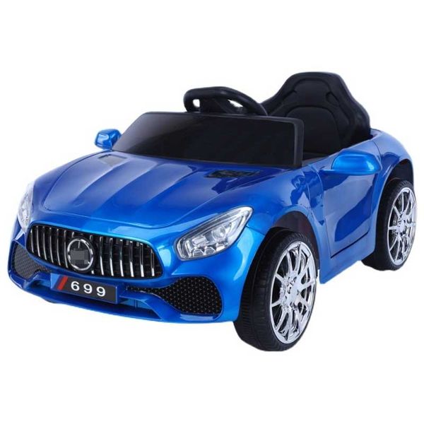 Simulación de coche eléctrico para niños HY 12V 1:4, juguetes para niños, coche eléctrico de doble puerta para niños, coche de Control remoto con Bluetooth de 2,4G