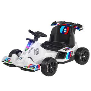 HY 12V grande batterie enfants voiture électrique radiocommandée bébé voiture jouets rideable enfants course dérive véhicule pour 1-6 ans