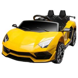 Coche eléctrico para niños HY, 12V, 380W, Motor de doble accionamiento, juguetes para niños de 1 a 6 años, regalos de cumpleaños con Control remoto