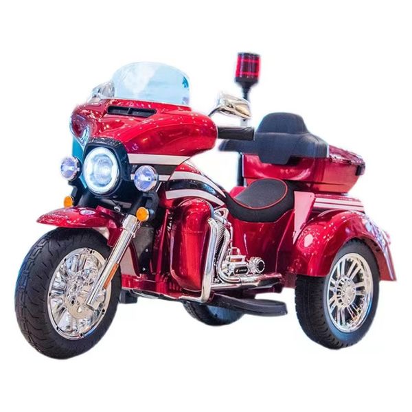 HY Motos électriques pour enfants Rideable Grande voiture électrique pour enfants pour conduire des jouets avec siège en cuir à grande batterie 12V4.5AH