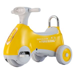 HY enfants moto électrique Glissade pédale Tricycle Rideable électrique bébé voiture avec musique lumière coup de pied Scooter enfants jouets cadeau