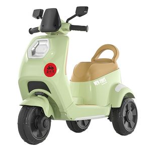 HY New Children's Electric Motorcycle Dual Drive Bluetooth Radio Control Tricycle Rideable Baby Car Ride on Toddler Toys Regalos