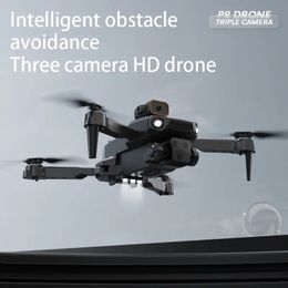 UAV pliable léger HY-P8/Fonction de réglage de la hauteur/Beau corps/Coque ABS haute résistance/Super anti-chute/Mécanisme de direction double lentille/Éclairage LED omnidirectionnel