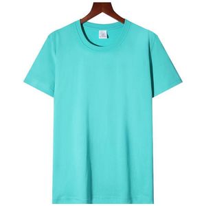 HY T07 # 190 gram gekamd puur katoenen sport-T-shirt met korte mouwen, zomergelei heren-T-shirt, sneldrogende kleding, ademend, casual korte mouwen, hardlooptop van ijszijde