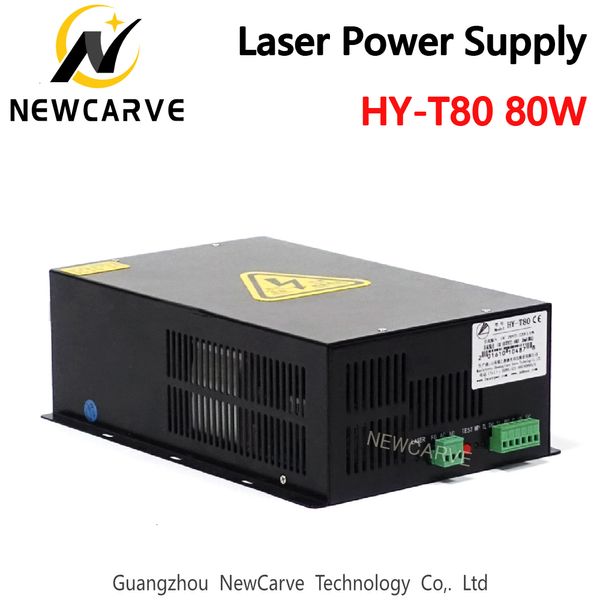 Alimentation laser de CO2 HY-T80W 80W pour machine de découpe laser à tube laser 80W Newcarve