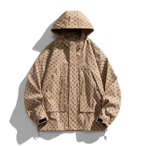 HY228 S veste à capuche imprimée zip up hommes surdimensionnés veste de créateur printemps manteaux pour hommes