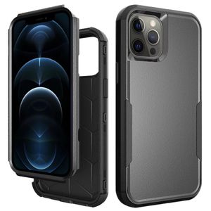 Hybrid Armor 3 en 1 Defender Cases Heavy Duty Tough Rugged Full Body Drop Cubierta del teléfono a prueba de golpes para iPhone 15 Pro Max 14 14Pro 13 12 Mini 11 8 Samsung S23 Ultra S22 A14 A54