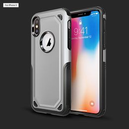 Hybride Armor Mobiele Telefoon Gevallen Dual Layer Tough Case Heavy Duty Defender Shockproof Protector voor iPhone12 Mini 11 PRO MAX X 7/8/6 Plus Samsung S7 Note9 S8