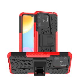 Hybride gevallen voor Xiaomi Redmi Note 11 Pro 11s Hard Case Armor Stand Soft Gel Protection Silicon Redmi 10 10c Cover