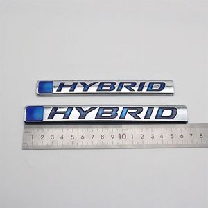 HYBRID Embleem Sticker Carrosserie Decoratie Naambord Auto Logo Badge Sticker Voor Honda Accord Hyundai Toyota Lexus3374