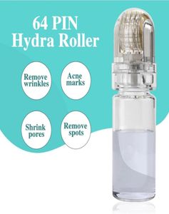 Hydra Derma Roller 025mm Pointes en titane doré Microneedle Derma Stamp Anti-âge Visage Peau Réutilisable Micro Aiguille Sans Liquide9842875