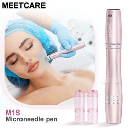 Hydra Derma Roller M1S Microneedling Pen Water Oplosbare Derme Pen Pen Mesotherapie Elektrische Auto Micro naald Rollijsysteem Gezicht MTS