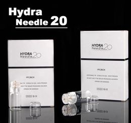 Hydra Needle 20 pines Micro Needle Aqua Channel Mesoterapia Gold Needle Fine Touch System derma stamp