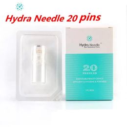 Hydra Needle 20 beauté du visage Aqua Gold Microchannel MÉSOTHÉRAPIE Fine Touch Derma Stamp Hydra Needle Roller