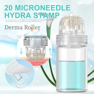 Microneedle Derma Roller System Hydra -stempel 0,5 mm met serum 20 Naalden Micro naald huidverzorging gereedschap voor thuisgebruik en schoonheidscentrum