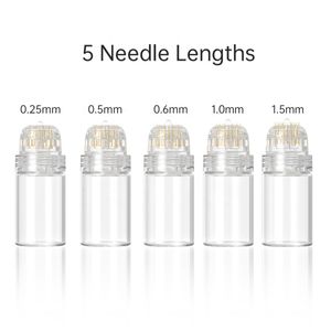 Hydra Needles 20 Micro Needle Bottle Derma Stamp Dispositif d'aiguilletage pour thérapie anti-âge de rajeunissement de la peau Cicatrices d'acné Élimination des rides avec courrier express