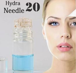 HYDRA ROLLER AIGINES 20 MICRIDEEDLES MESOTHERAPIE Derma Derma Stamp en acier inoxydable Derma Rolling Système
