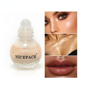 Hydratant Liquide Surligneur Glow Shimmer Illuminateur Maquillage Blanc Naturel Brillant Durable Visage et Corps Beauté