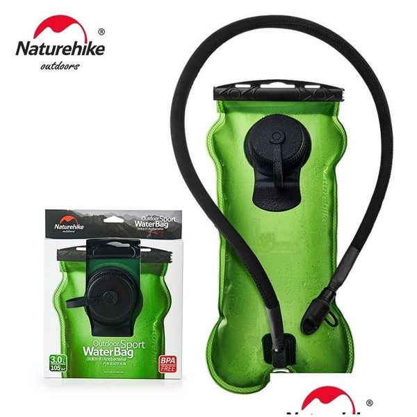 Équipement d'hydratation Vessie d'eau 3L Sacs pliables Sport Outdoor Pe Soft Flask Conteneur pour Cam Randonnée 230308 Drop Delivery Dh3Tr