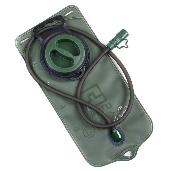 Hydratation Gear Portable Pliant 2L TPU Sac à eau de TPU Bouche Sports Voudeuse Camping Randonnée Sacs militaire d'eau