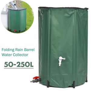 Packs d'hydratation 50-250L Baril de pluie pliable Récolte d'eau de pluie Réservoir d'eau Jardin Forte PVC Conteneur de collecte pliable avec 272H