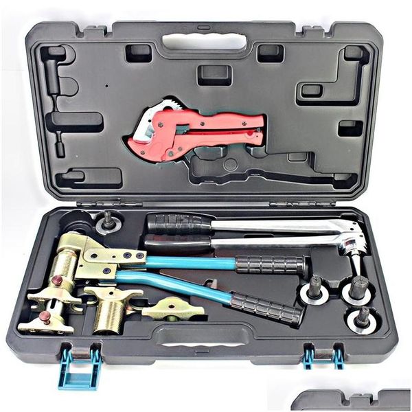 Herramientas hidráulicas PEX PEX Pipe Crim Tool Conjunto de almejas PEX-1632 16-32 mm para los accesorios de rehau Mobiles de entrega de caída de plomería DHXGB