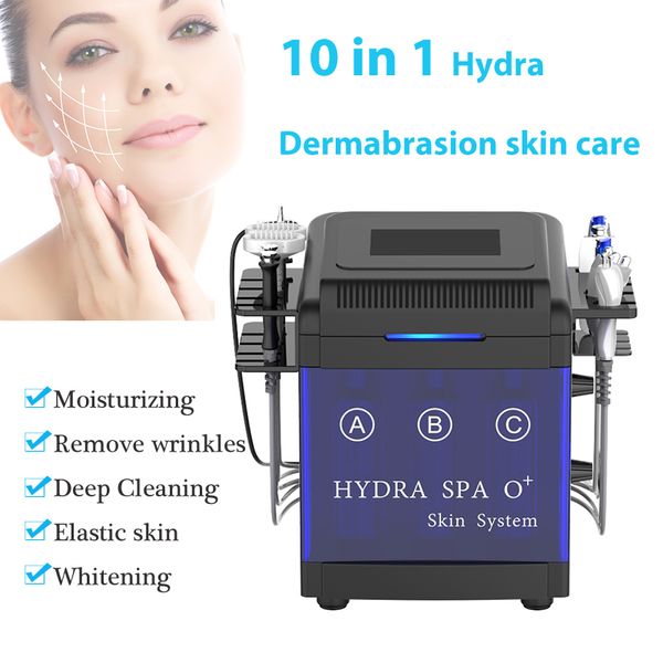 Hydro dermabrasion peel équipement de soins de la peau machine micro épurateur machines rf visage beauté massage hydrafacial machine