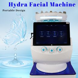 Hydro Facial Beauty Machine Microdermabrasion Limpieza profunda de la piel Lifting facial Pistola de oxígeno Hidratante