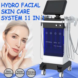 Hydrofacial 11 en 1 Machine Microdermabrasion Hydro Peel hydrodermabrasion oxygène Facial SPA RF BIO Lifting Soins de la peau Équipement de salon de beauté